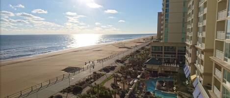 Accommodatie ligt op het strand