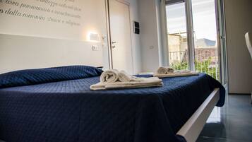 Double Room, Balcony (Loggia del Santuario) | Premium bedding, down comforters, individually decorated, desk