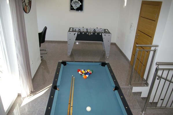 Game room - Luxury Villa Panorama with rooftop pool (Zadar)