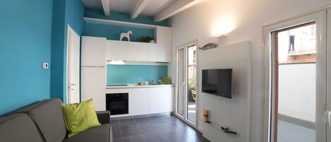 Apartment, 1 Schlafzimmer | Wohnzimmer | LCD-Fernseher