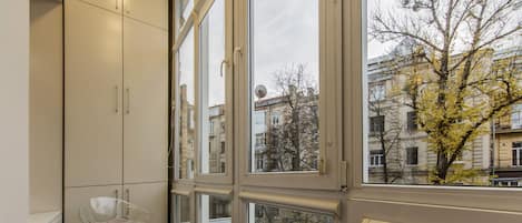 Apartment, 1 Bedroom | Balcony view