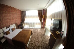 Economy-Doppelzimmer, 1 Doppelbett, Meerblick | Schallisolierte Zimmer, kostenloses WLAN