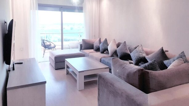 Living room - Jad Airport Luxury Apart Golf Pool (Marrakech)