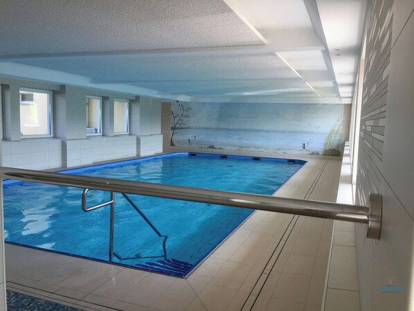 Indoor pool, a heated pool