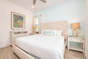 3 chambres, coffre-fort, fer et planche à repasser