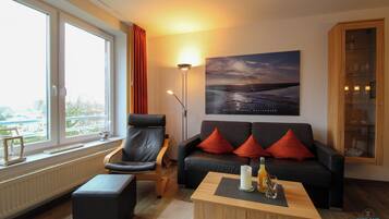 TV, DVD player, stereo