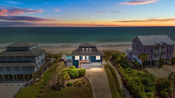 Exterior - Ocean Breeze & Poolside Ease–Perfect Dog-Friendly Beachfront Escape (Emerald Isle)