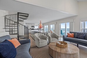 TV - Ocean Breeze & Poolside Ease–Perfect Dog-Friendly Beachfront Escape (Emerald Isle)