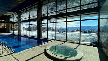 Indoor pool, a heated pool