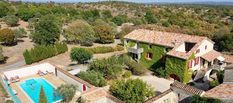 Mas Ardéchois la FENIERE *** verwarmd zwembad 