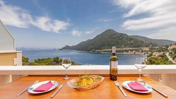 Royal Apartment, Balcony, Sea View | Balcony