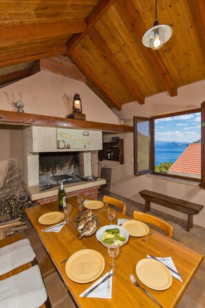 BBQ/picnic area - Apartments More (Mljet)