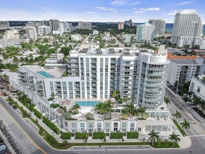 Condo, 1 Bedroom | Aerial view - 914 Tiffany House 1 Bedroom Condo by RedAwning (Fort Lauderdale)