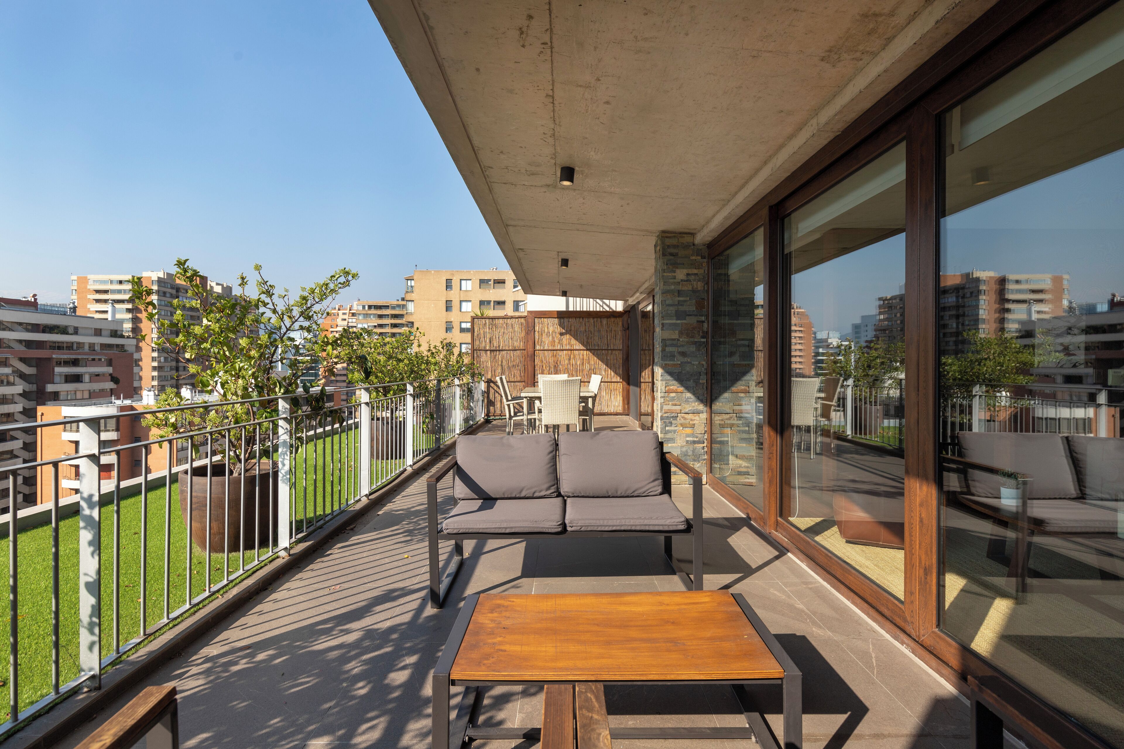 顶层房, 1 张特大床, 露台 | 露台