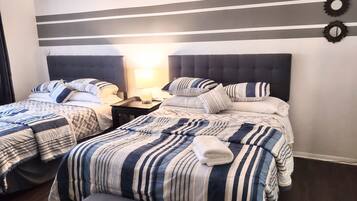 2 bedrooms, iron/ironing board, free WiFi, bed sheets