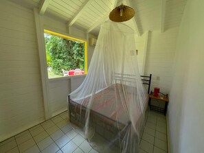 1 bedroom, Internet, bed sheets - Bungalows Cas'à Willy - Bird of Paradise (Sainte-Rose)