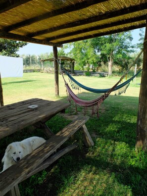Outdoor dining - Agriturismo al Girasole - Apartment on the farm (Orbetello)