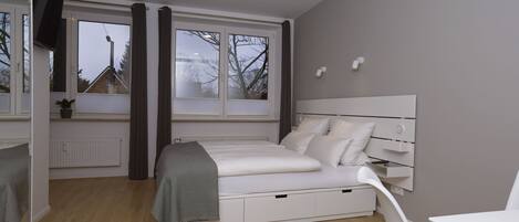 1 Schlafzimmer, Bügeleisen/Bügelbrett, kostenloses WLAN, Bettwäsche