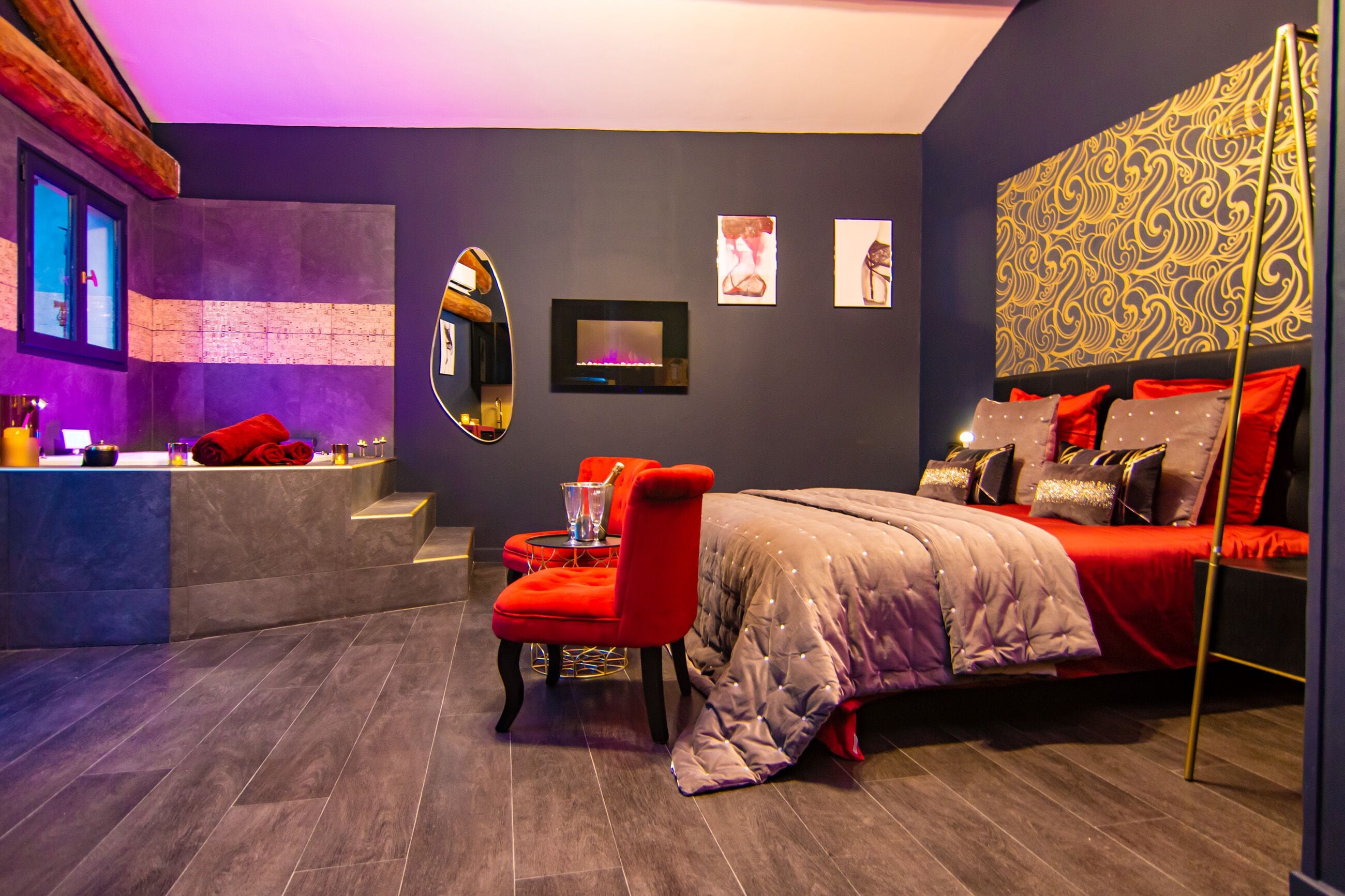 1 slaapkamer, een strijkplank/strijkijzer, gratis wifi, beddengoed