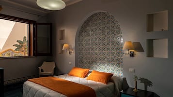 Chambre économique double | Coffre-fort, bureau, espace de travail pour ordinateurs portables