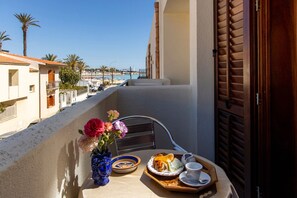 Economy Double Room, Balcony, Partial Sea View | Balcony view - Hotel Riva Del Sole (San Vito Lo Capo)