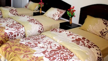 Triple Room | Egyptian cotton sheets, premium bedding, down comforters