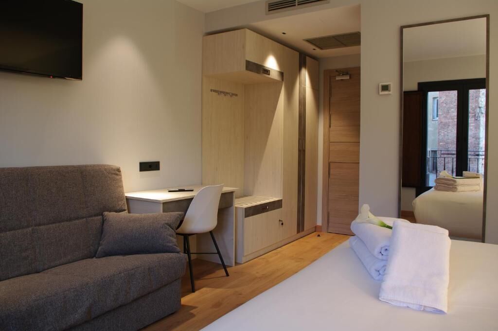 42-inch flat-screen tv with satellite channels, tv