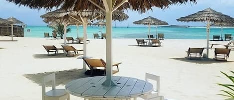 Beach nearby, white sand