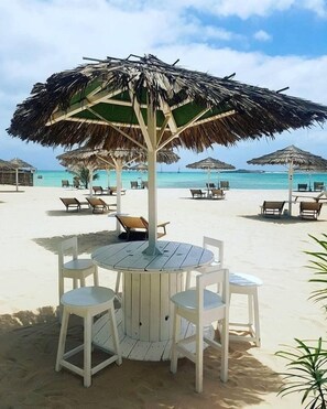 Beach nearby, white sand