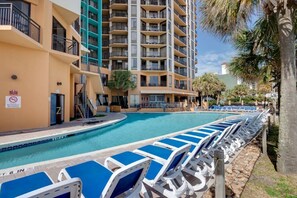Indoor pool - Ocean Front 1BR Condo at Patricia Grand 🏊 Pool 🏊 (Myrtle Beach)