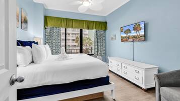 Design-lejlighed - 1 soveværelse - strandudsigt - ved havet | 1 soveværelse, individuelt design, individuel indretning