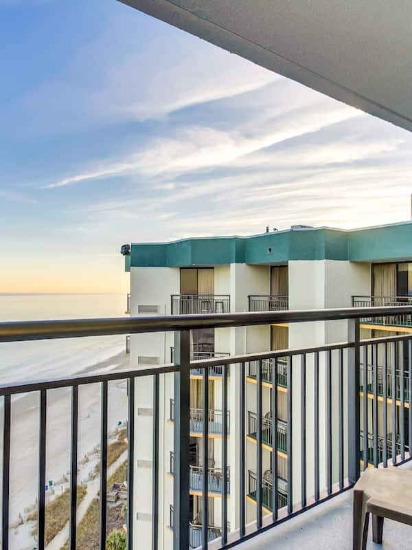 Classic Condo, 1 Bedroom, Balcony, Beach View | Balcony