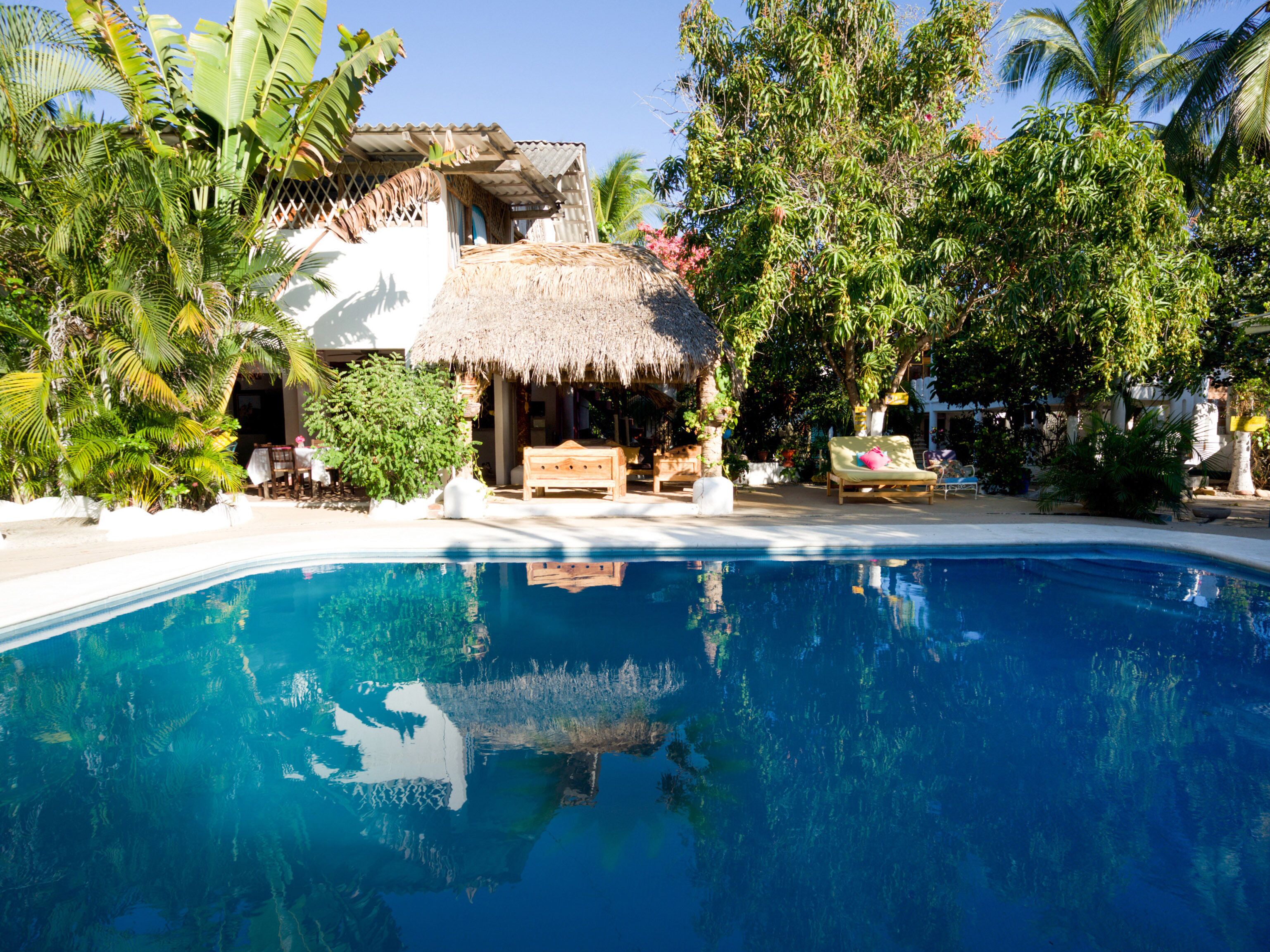 Alberca al aire libre 