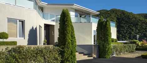 Voorkant van accommodatie