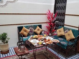 Daily buffet breakfast (EUR 6 per person)