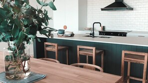 Dining - Joy Apartment 3 - Brand New Beachfront Apartment, Views, Linen, WIFI and More (Lorne)