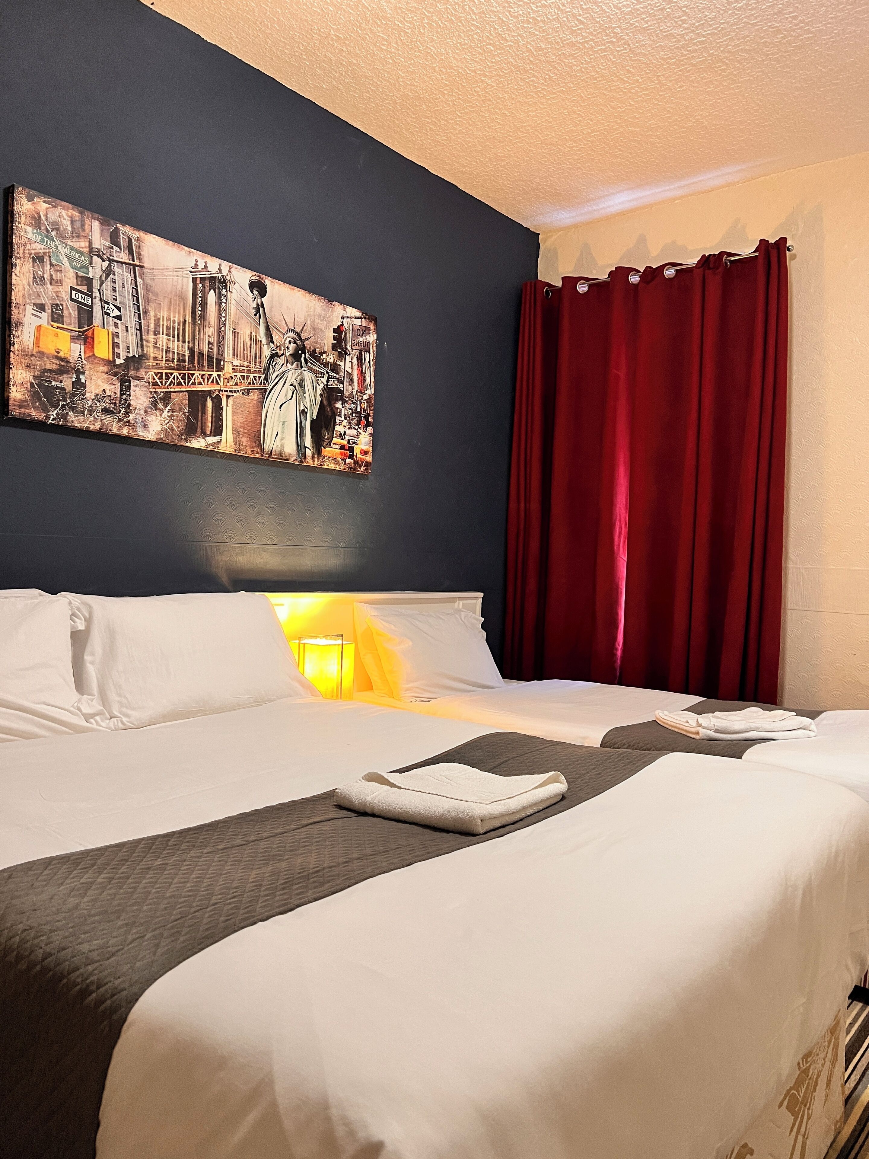 家庭房 | 办公桌、遮光窗帘、熨斗/熨板、免费 WiFi