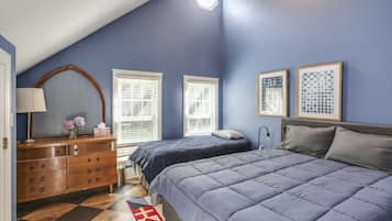 5 habitaciones, tabla de planchar con plancha, cuna de viaje y wifi