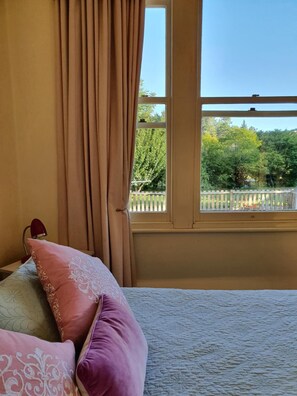 Blackout curtains, iron/ironing board, free WiFi, bed sheets