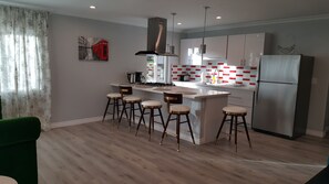 Fridge, microwave, oven, stovetop - Modern Brand New 1 bedroom 1 bath apartment (Los Angeles)