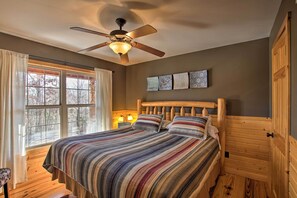 2 habitaciones, cuna de viaje, acceso a internet y ropa de cama 
