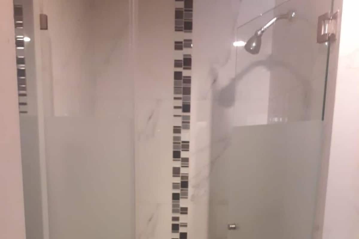 Dusj på badet