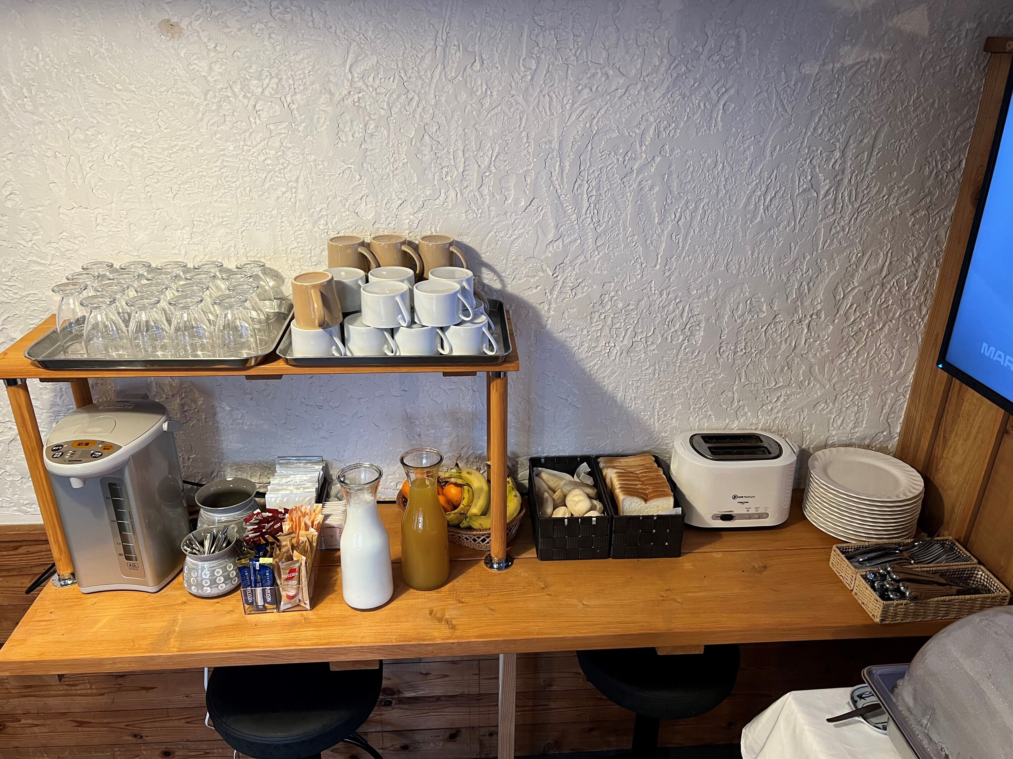 Petit déjeuner buffet