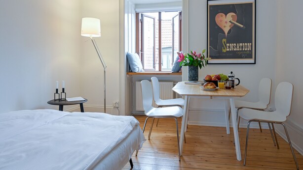 Apartamento, 1 quarto, geladeira