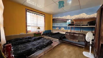 Bed in 6-Bed Mixed Dormitory | Premium bedding, pillow-top beds, individually decorated, desk