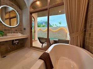 Premier Villa, 1 Bedroom, Private Pool | Bathroom
