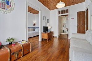 2 bedrooms, iron/ironing board, travel crib, WiFi