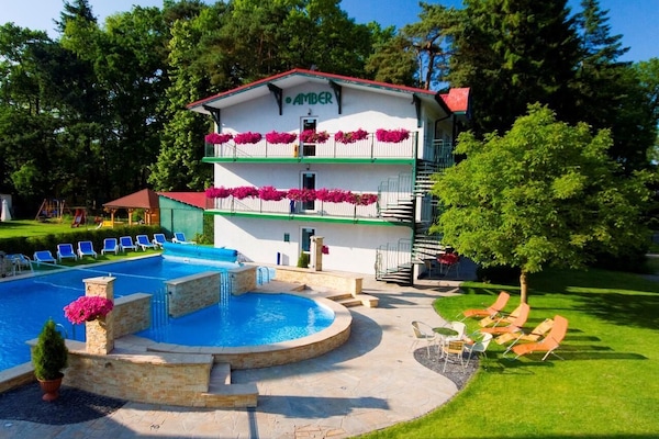 Seasonal outdoor pool