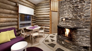 Cabin, 2 Bedrooms, Sauna (50 m2) | Living room