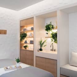 Steam room, body treatments, hydrotherapy, body scrubs, facials